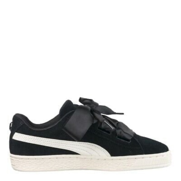 BRAND NEW girl youth puma suede heart jewel shoes size 7Y - Picture 2 of 6